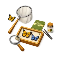 Butterfly Collecting 3D icon