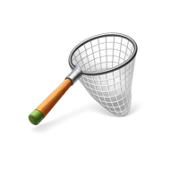 Butterfly Net 3D icon