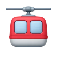 Cable Car 3D icon