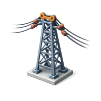 Cable Tower 3D icon