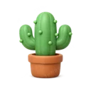 Cactus 3D icon