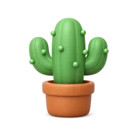 Cactus 3D icon