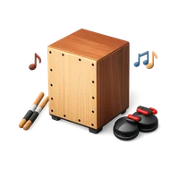 Cajon 3D icon