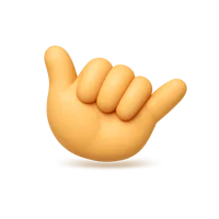 Call Me Gesture 3D icon