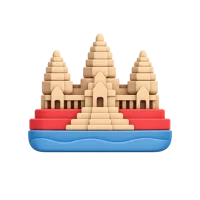Cambodia 3D icon