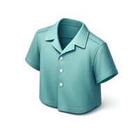 Camp Collar Shirt 3D icon