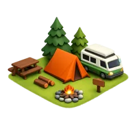 Campground 3D icon