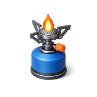 Camping Stove 3D icon
