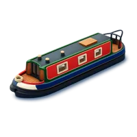 Canal Boat 3D icon