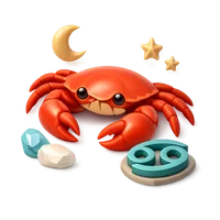 Cancer Zodiac Sign 3D icon
