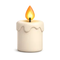Candle 3D icon