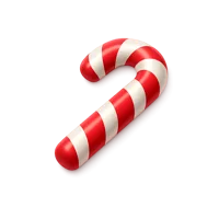 Candy Cane 3D icon