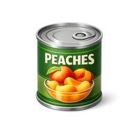 Canned Peaches 3D icon
