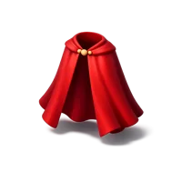 Red Cape 3D icon