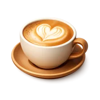 Cappuccino 3D icon