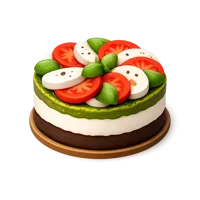 Caprese Cake 3D icon
