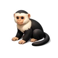 Capuchin Monkey 3D icon