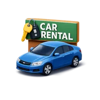 Car Rental 3D icon