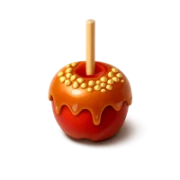 Caramel Apple 3D icon