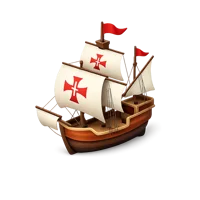 Caravel 3D icon