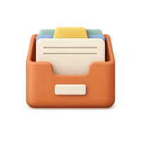 Card File Box 3D icon