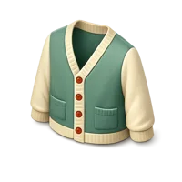 Cardigan 3D icon