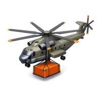 Cargo Helicopter 3D icon