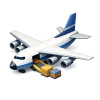 Cargo Plane 3D icon