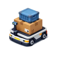 Cargo Robot 3D icon