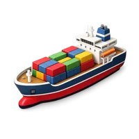 Cargo Ship 3D icon