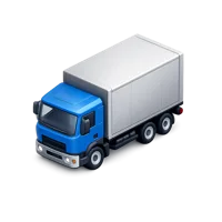 Cargo Truck 3D icon