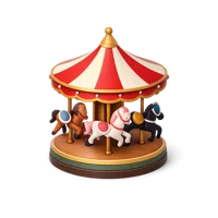 Carousel 3D icon