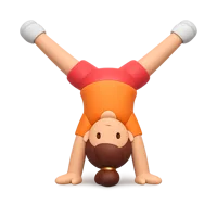 Cartwheel Woman 3D icon