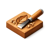 Carving Block 3D icon