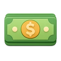 Cash 3D icon