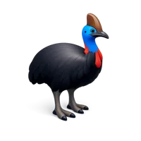 Cassowary 3D icon