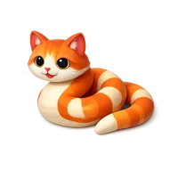Cat Snake 3D icon