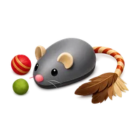 Cat Toy Mouse 3D icon