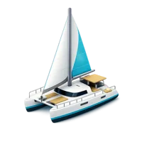 Catamaran 3D icon