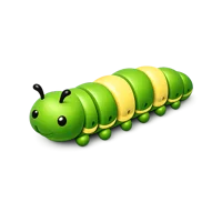 Caterpillar 3D icon