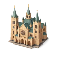 Cathedral 3D icon
