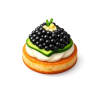 Caviar Canape 3D icon