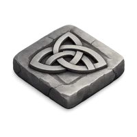 Celtic Knot Stone 3D icon