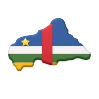 Central African Republic 3D icon