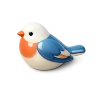 Ceramic Bird 3D icon