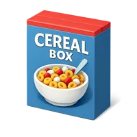 Cereal Box 3D icon