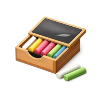 Chalk Box 3D icon