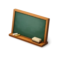 Chalkboard 3D icon