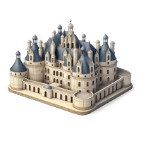 Chambord Castle 3D icon