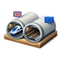 Channel Tunnel 3D icon